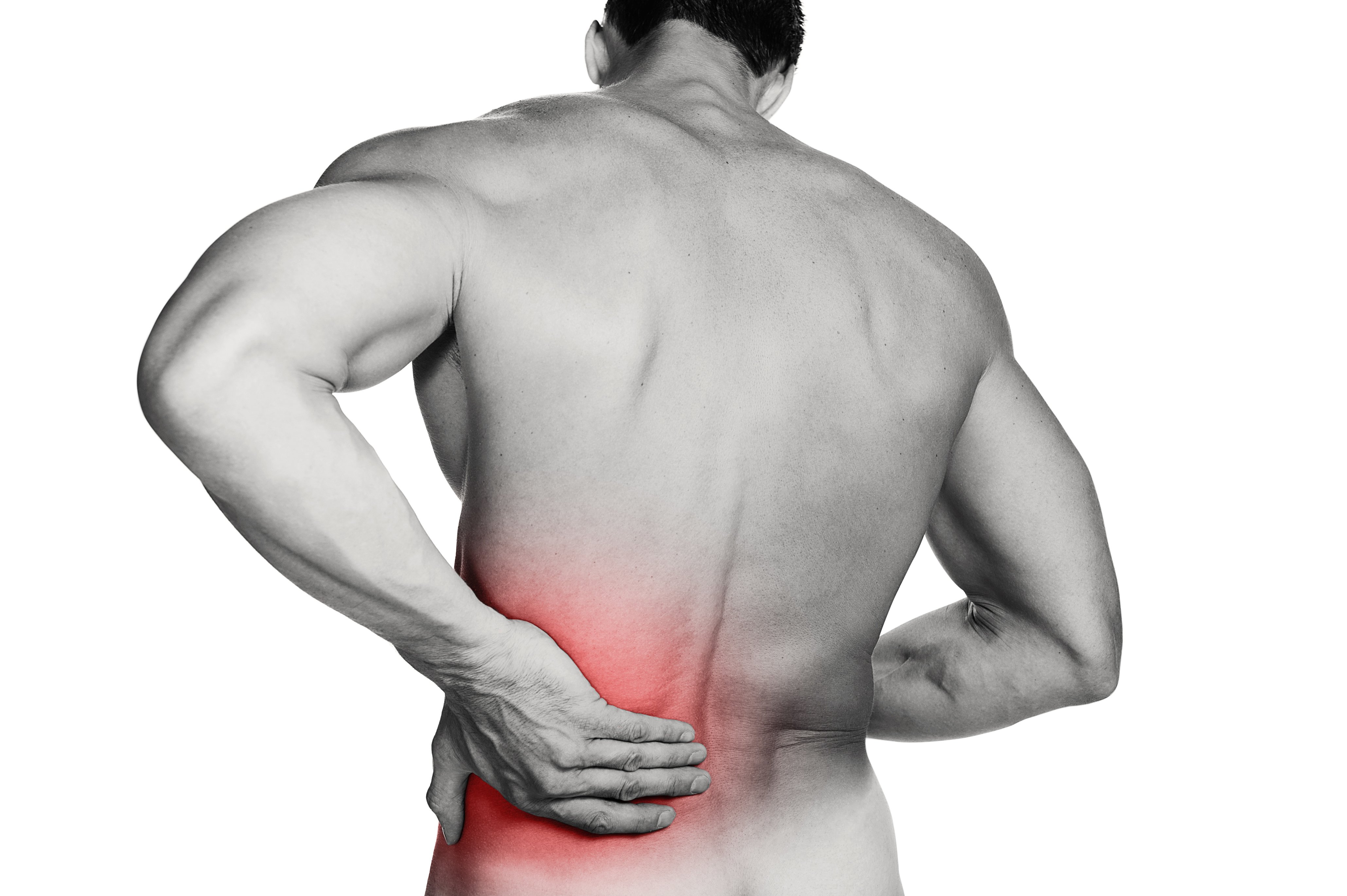 What are some symptoms of a lower-back tumor?