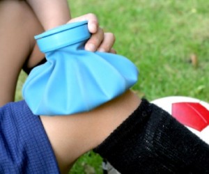 Application of ice  directly after injury
